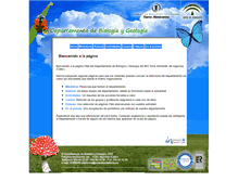 Tablet Screenshot of biogeo.torrealmirante.net